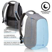XD Design Bobby Compact kuprinė su apsauga nuo vagių, Pastel Blue