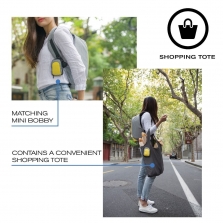 XD Design Bobby Compact kuprinė su apsauga nuo vagių, Pastel Blue