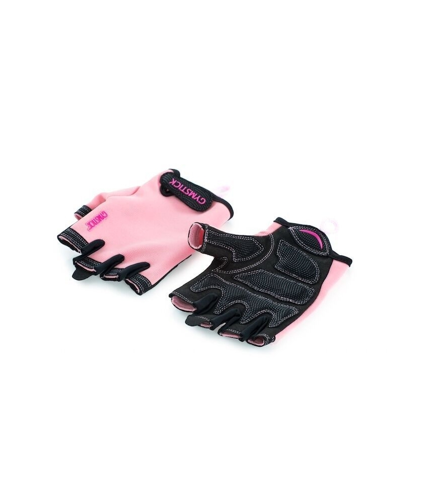 Gymstick 61318-L treniruočių pirštinės, Pink Black L