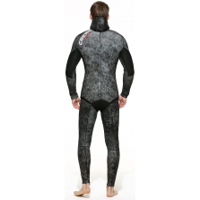 Cressi Apnea 7 mm nardymo kostiumas, Green Grey Camou S/II su defektu
