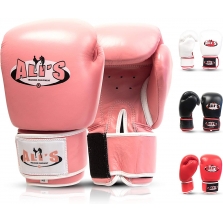 Ali's Fightgear BG TR odinės bokso pirštinės, Pink 14 Oz