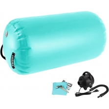 FBSport Air Roll pripučiamas treniruočių volas, 120x75 cm Mint mažai naudotas
