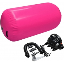 Home U Air Roll pripučiamas treniruočių volas, 100x60 cm Pink mažai naudotas