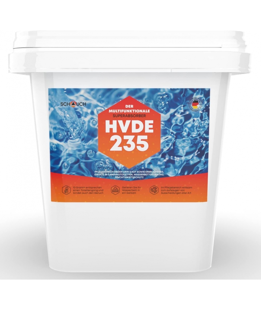 Schauch HVDE 235 kemperio tualeto absorbuojančios granulės, 2,5 kg Schauch HVDE 235 kemperio tualeto absorbuojančios granulės, 2,5 kg