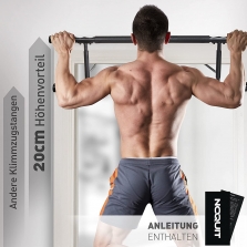 NoQuit Premium Pull Up Bar durų staktos prisitraukimų skersinis