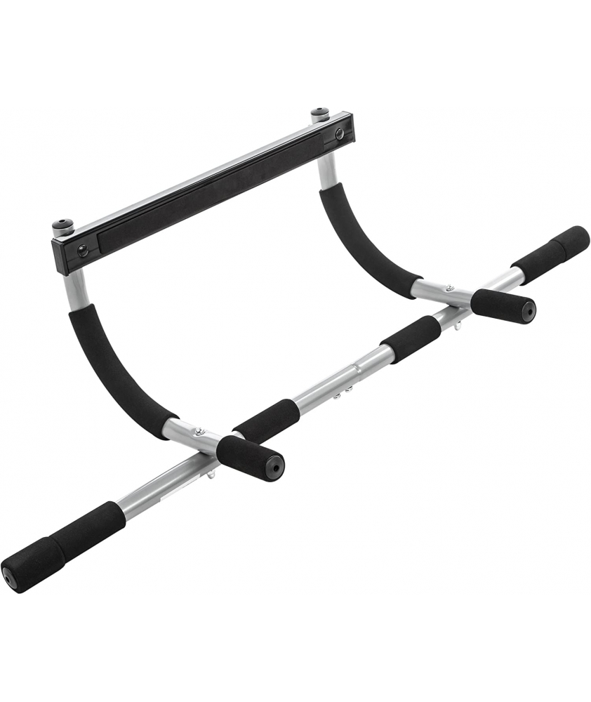 Ultrasport Pull Up Bar durų staktos prisitraukimų skersinis, Silver