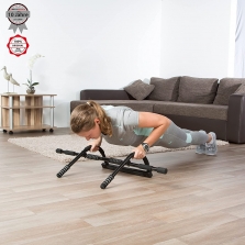 Ultrasport Pull Up Bar durų staktos prisitraukimų skersinis, Black