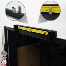 Ultrasport Pull Up Bar durų staktos prisitraukimų skersinis, Black