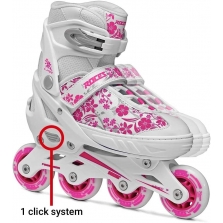 Roces Compy 8.0 riedučiai, White Violet Eu26-29