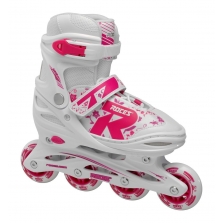 Roces Jokey 2.0 Girl riedučiai, White Pink Violet Eu38-41 mažai naudoti