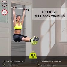 Ultrasport Pull Up durų staktos prisitraukimų skersinis, Silver