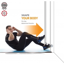 Ultrasport Pull Up durų staktos prisitraukimų skersinis, Silver