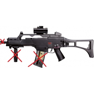 Umarex Heckler & Koch G36 C Airsoft elektrinis automatas, be dėtuvės su defektu