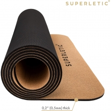 Superletic kamštinis gimnastikos kilimėlis 183x61x0,5 cm, su defektu