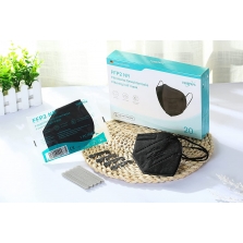 Europapa FFP2 NR vienkartiniai respiratoriai 20 vnt., Black